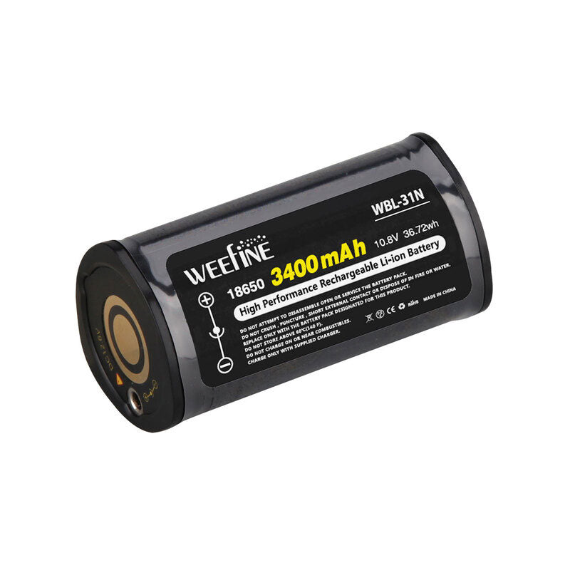 Weefine Li-ion Battery (10.8V, 3,400mAh) for Smart Focus 2500/3500